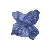nazipek Kenarları Oyalı Pamuklu Indigo Mavi Yazma 100x100cm Eşarp