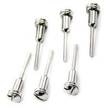 NB 6pcs Screw Head Chuck 6PC Miniature Rotary Holder 6.35mm Arbor Hole 3.2mm Shank Mini Rotary Drill Accessories Tools