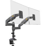 Nb Ergonomic H180 17"-27" Uyumlu Çift Kol Amortisörlü 2-9kg Profosyonel Monitör Standı