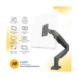 Nb F80 Amortisörlü 2-9 kg Monitör Standı 2026 Versiyon - 1BW-Beyaz