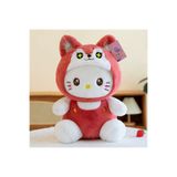 NB market Kedi Kostümlü Hello Kitty Peluş Oyuncak 35cm Uyku Arkadaşı Peluş