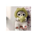 NB market Kurbağa Kolstümlü Kedi 35cm Mofusand Cat Kedicik Peluş Sanrio Kawaii Hello