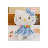 NB market MAVİ KOLYELİ HELLO KİTTY PELUŞ OYUNCAK 30CM TÜYLÜ YUMOŞ SANRİO PELUŞ