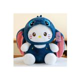 NB market Stitch Kostümlü Hello Kitty Peluş Oyuncak 35cm Uyku Arkadaşı Peluş