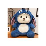 NB market Stitch Teddy ayıcık kostümlü peluş oyuncak ayı stic peluş ayı 50cm stich