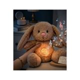 NB market Tavşan peluş oyuncak uyku arkadaşı nefes alan müzikli 30cm tavşan nefes alan