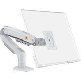 NB North Bayou Ergonomic F80 XE 1 Adet Monitör Takılabilen, 17" - 30" Uyumlu, Kablo Kanallı, 2-9 KG Destekli, 360° Dönebilen, Masa Monte, TUV Sertifikalı, Beyaz Monitör Standı (NB-F80-XE)