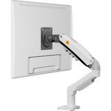 Nb North Bayou F80 17"-30" Amortisörlü Monitör Standı 2-9 kg Beyaz Renk Masaya Monte