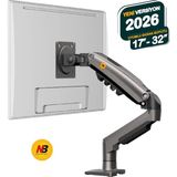 Nb North Bayou Nb F80 17-32 Inch Monitör Tutucu Kol 2-9kg Amortisörlü Vesa Monitör Standı 2026 Versiyon - Antrasit