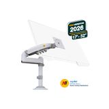 Nb North Bayou Nb H100 17"-30" Monitör Tutucu Kol Amortisörlü 2-9 Kg Vesa Monitör Standı (BEYAZ)