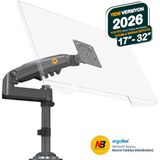 NB North Bayou NB H100 17-32inch Amortisörlü 2-9kg Profesyonel Monitör Standı Metal Yapı - Siyah