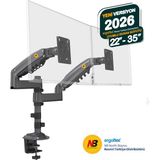 Nb North Bayou North Bayou NB H180 Amortisörlü Profosyonel 22-35 inch Monitör Standı 2026 Versiyon - Gri