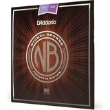 NB1152 Akustik Gitar Tel Seti, Nıckel Bronze, Custom-Lıte