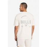 NBA Chıcago Bulls Relax Fıt Bisiklet Yaka Kısa Kollu Tişört
