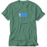 Nba Logo Yeşil Tişört Liyada - 3XL