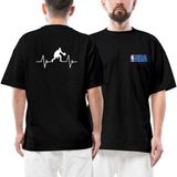 Nba Ön Arka Baskılı Siyah Oversize Tişört - XL