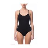 Nbb 2935 Siyah Kadın İnce Askılı Çıtçıtlı Body