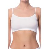 NBB Ince Askılı Yarım Atlet Büstiyer 2'li Set 2415 - XL - Beyaz
