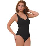 Nbb Kadın Body Çıtçıtlı Korse 2979 XL Beden Siyah Renk Özellikli Model