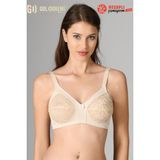 Nbb Premium Kadın Büyük Beden Mikrofiber Desteksiz Toparlayıcı Minimizer Dantelli Kutulu Tek Sütyen - 110 - Ten