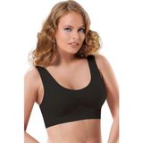 NBB Seamless Dikişsiz Pedli Toparlayıcı Büstiyer, M, 4500025048772, Siyah, Kadın