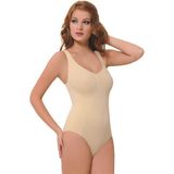 NBB Vücut Şekillendirici Dikişsiz Çıtçıtlı Korse Body 2979 - Ten