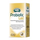 NBL Probiotic Gold 20 Saşe Portakal Aromalı Probiyotik Takviye Edici Gıda - Lif ve Vitamin C, E, A, B1, B2, B6 İçerir