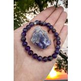 NBS Beautiful Naturel Stones Ametist Doğal Taş Bileklik ( Doğal Taş Hediyeli ) ( Pozitif Enerji ,Nazar ,Yaşam Sevinci )