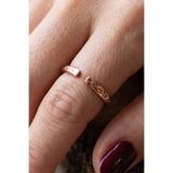 NBS Beautiful Naturel Stones Saf İnce Bakır Yüzük Ayarlanabilir Saf Bakır Trend Model Kaliteli