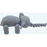 Nbshop 3D Hareketli Oyuncak Fil & Dekor - 0315 Gri