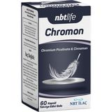 Nbt Life Chromon - Seylan Tarçını ve Krom Pikolinat - 60 Kapsül - Dezenfektan Hediyeli (%72 Alkol)
