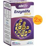 Nbt Life Enzymlife Gold - Çok Yönlü Sindirim Enzimi ve Probiyotik - 60 Kapsül - 2 Adet (Toplam 120 Kapsül) - Dezenfektan Hediyeli