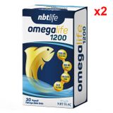 Nbt Life Omegalife 1200 mg 2x30 Kapsül Balık Yağı