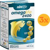 Nbt Life Omegalife 2400 - Trigliserid Form Balık Yağı (2400 Mg) - 60 Kapsül - 3 Adet (Toplam 180 Kapsül)