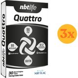 Nbt Life Quattro - B12, Metilfolat, Biotin ve Vitamin B6 (P5P) - 30 Tablet - 3 Adet (Toplam 90 Tablet)