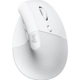 NCK Lift Kablosuz Ergonomik Dikey Mouse, 57° Dikey Açı, 4000 Dpı, Sessiz, Küçük ve Orta Eller Için, Bluetooth, Logi Bolt USB Alıcı, 24 Ay Pil Ömrü, Beyaz