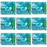 NCM Wow Lady Günlük Ped Set, Aktif Oksijen ve Negatif İyonlu, Ultra İnce, 155 mm, 20 ADET (9 PAKET)