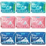 NCM WOW LADY HİJYENİK ORGANİK PED SET 9'LU - Gece/Uzun - Gündüz/Normal - Günlük/İnce - 3er Paket toplamda 9 Paket