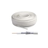 Ncp 100 Metre Rg6 U4 Uydu Anten Kablosu Içi Dışı Bakır