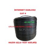 Ncp E10Y 40 Metre İnternet Kablosu Cat 6 Yeni Versiyon Kaliteli Kalın Iç-Dış Ortam