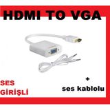 Ncpline 02012990355Monütörü Tv Yapma Uydu Cihazı Çevirici Hdmı To Vga Dönüştürücü