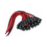 NcpLine 10 Adet Dc Dişi Besleme Kamera Kablosu Dc Power Adaptör Jak - 20 CM