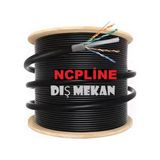 Ncpline 120 Metre %100 Tam Bakırrr 23 Awg Cat6 RJ45 Lan Internet Data Network Adsl Modem Kablosu 120
