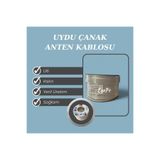 NcpLine 120 Metre Beyaz RG6 U6 TV Anten Kablosu – Montaj Gerektirmez Tak-Çalıştır