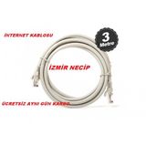 Ncpline 3 Metre Cat56 İnternet Kablosu Hazır Uçlu Orjinal