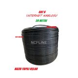 NcpLine 30 METRE İNTERNET KABLOSU CAT 6 DIŞ ORTAMA DAYANIKLI KALIN SAĞLAM KABLO KAPLO 30M