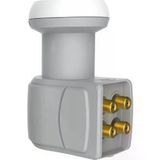 Ncpline 4 Lü Quad 4 Çıkışlı Lnb Full Hd 3D 4K Ultra Hd Uyumlu Koruma Kapaklı Anten Çanak Sinyal
