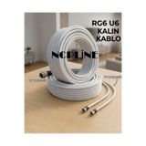 NcpLine 70MT 70 METRE 70M RG6/U6 Uydu Anten Kablosu – Full HD 4K 8K Destekli – Yerli Üretim