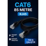 Ncpline 85 Metre Cat6 85M RJ45 Internet Kablosu – Ev, Ofis ve Güvenlik Sistemleri Için Güçlü Kablo