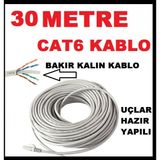 Ncpline Cat6 Kalın İnternet Kablo 30 Metre